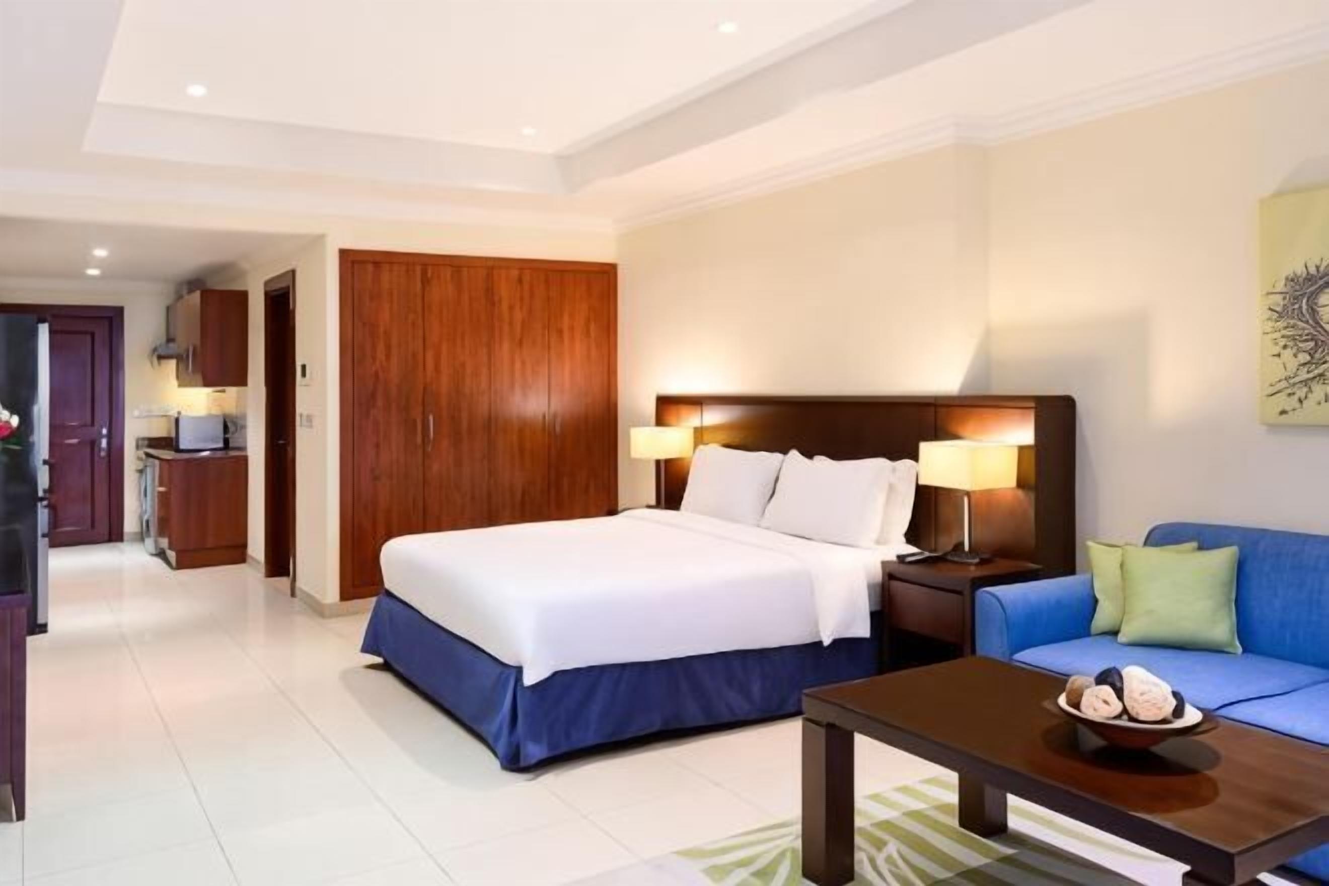 Pillow-top beds, in-room safe, laptop workspace, blackout curtains