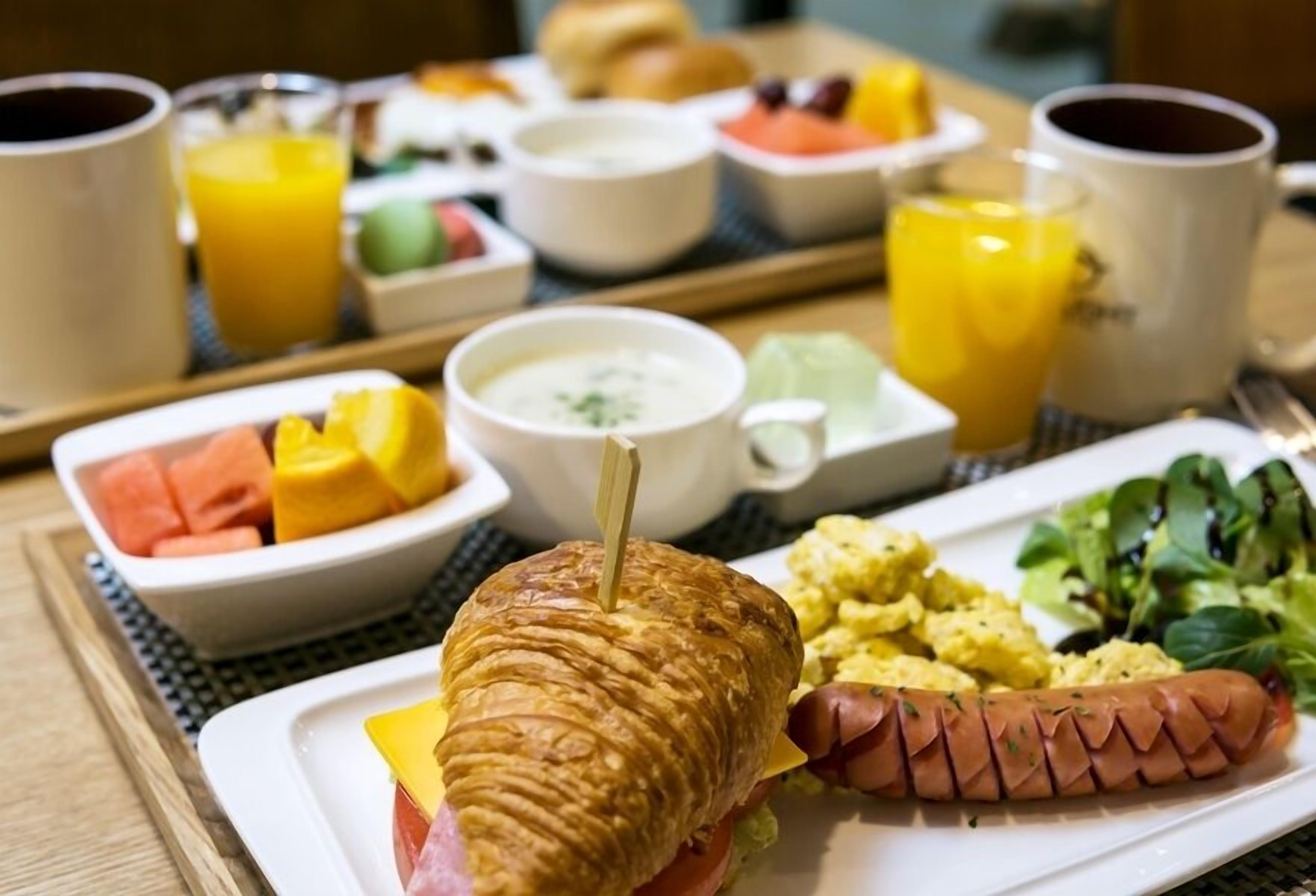 朝食スペース