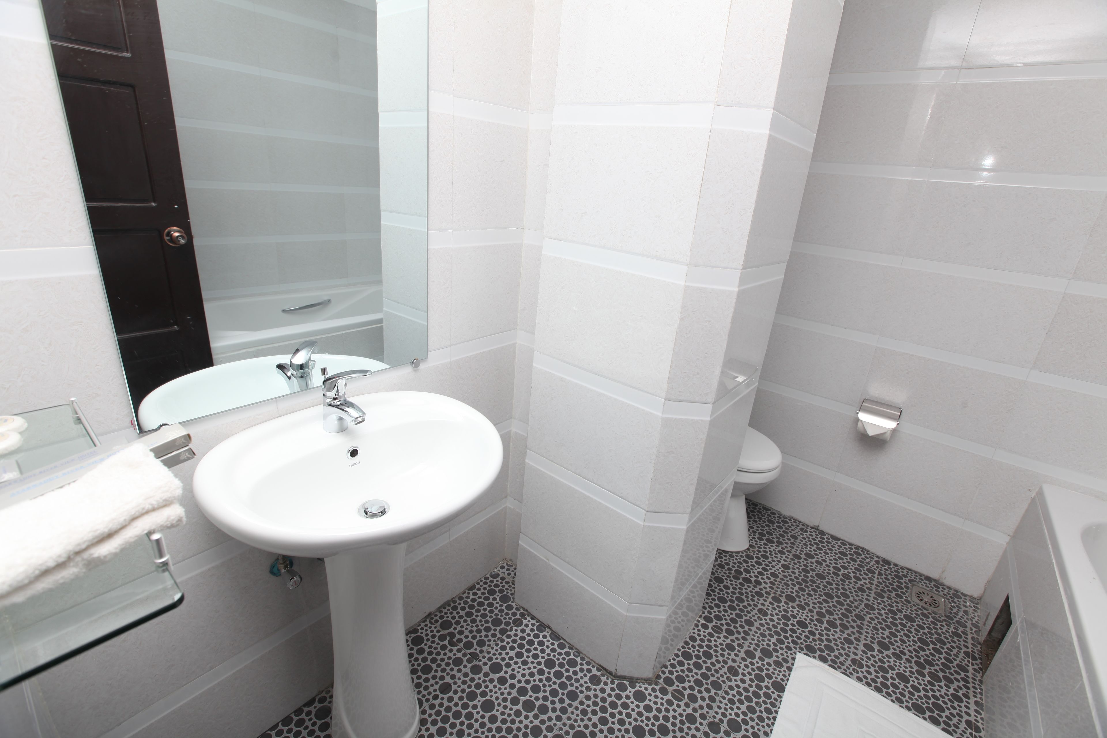 free toiletries, hair dryer, bathrobes, slippers