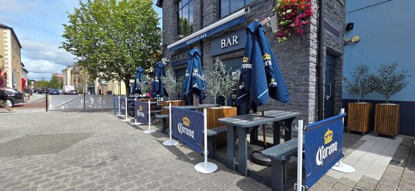 Majoituspaikan julkisivu