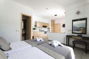 Studio - utsikt mot bergen | Skrivbord, ljudisolering, strykjärn/strykbräda och gratis wi-fi