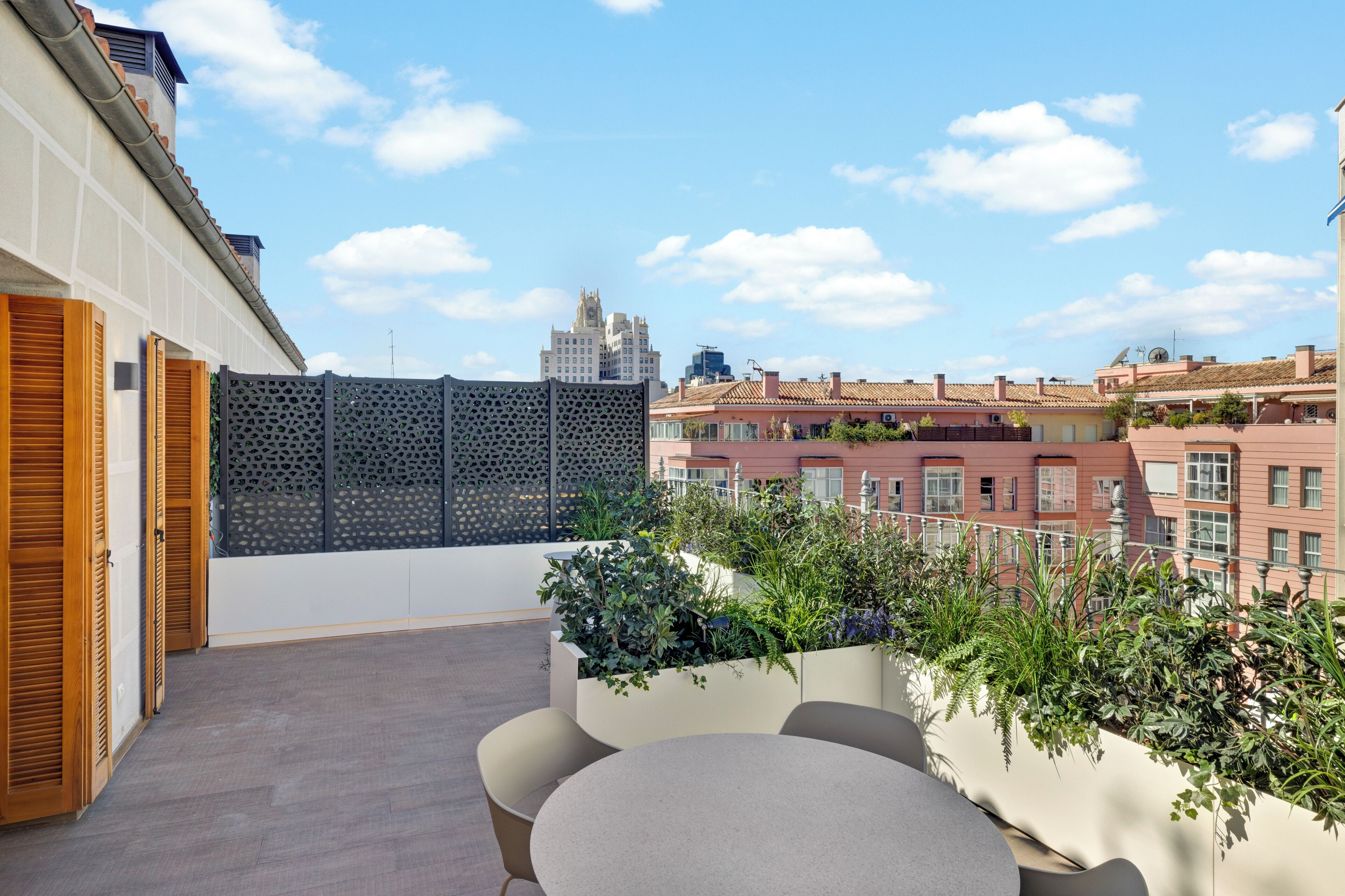 Penthouse, Terrasse, Stadtblick