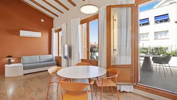 Penthouse, Terrasse, Stadtblick