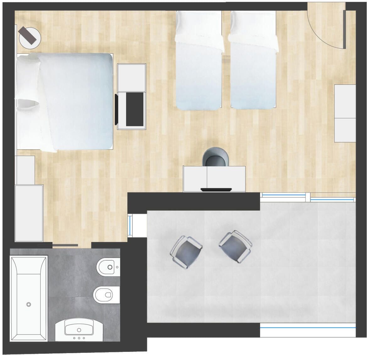 مخطط تصميم الطابق