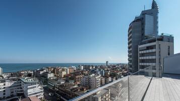 Blick von der Unterkunft