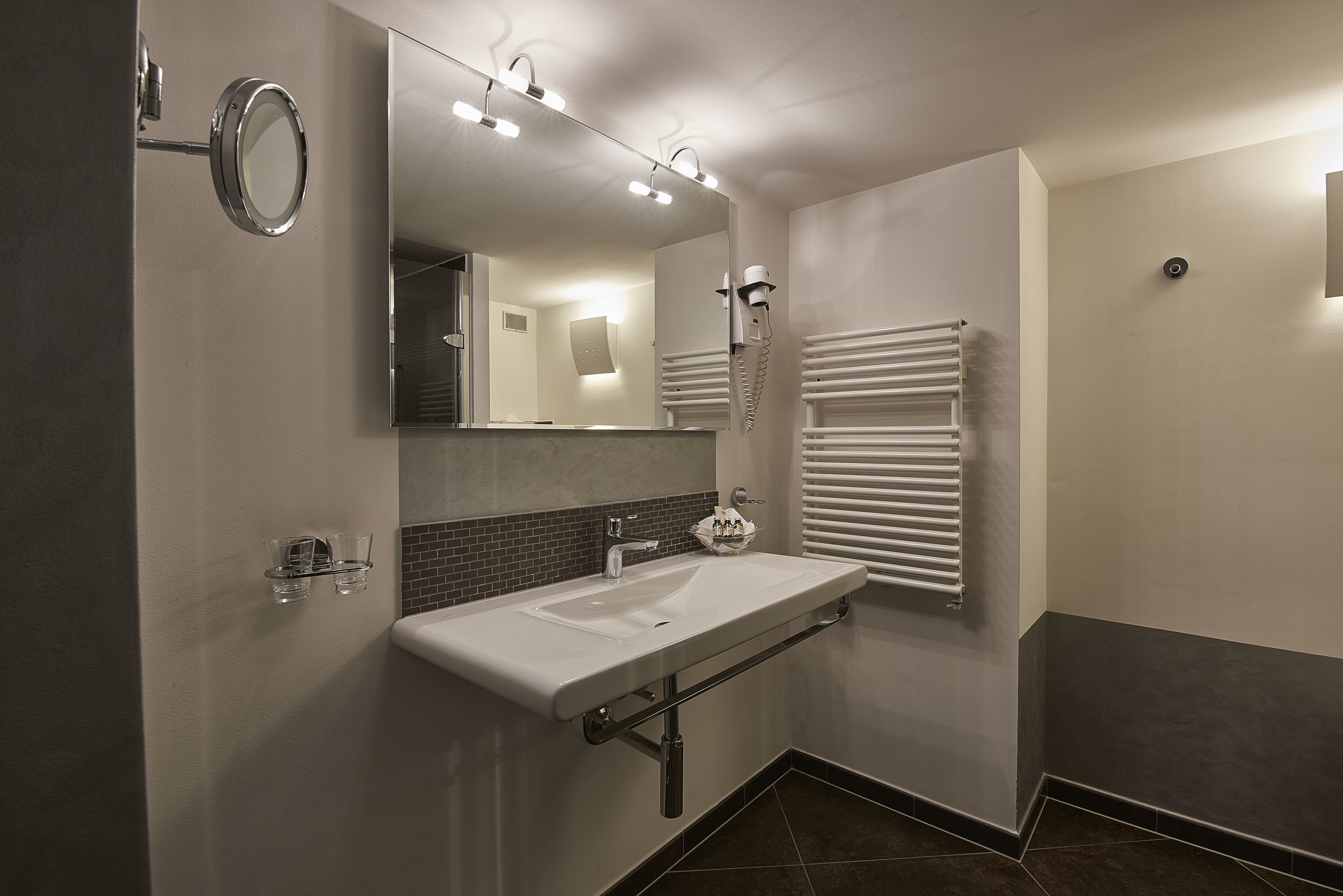 free toiletries, hair dryer, dressing gowns, slippers