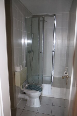 經濟雙床房 | 浴室 | 淋浴設備、免費盥洗用品、吹風機