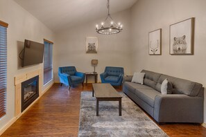 Townhome, 3 Bedrooms (2-Story Units) | Living area | Fireplace