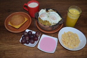 Daily full breakfast for a fee