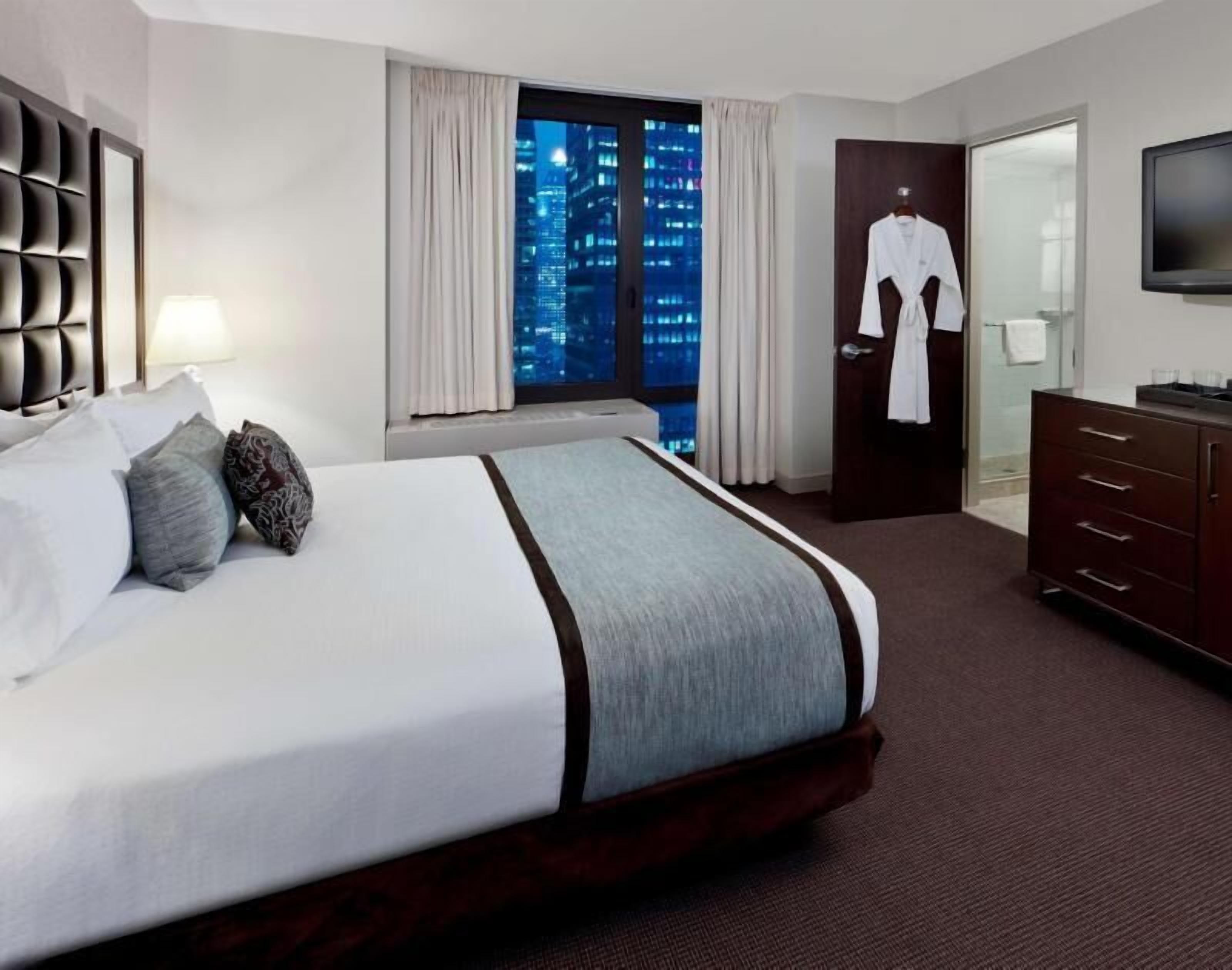 Premium bedding, in-room safe, soundproofing, iron/ironing board