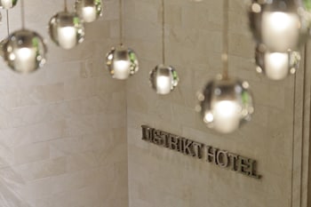 Interior detail at Distrikt Hotel New York City, Tapestry Collection by Hilton