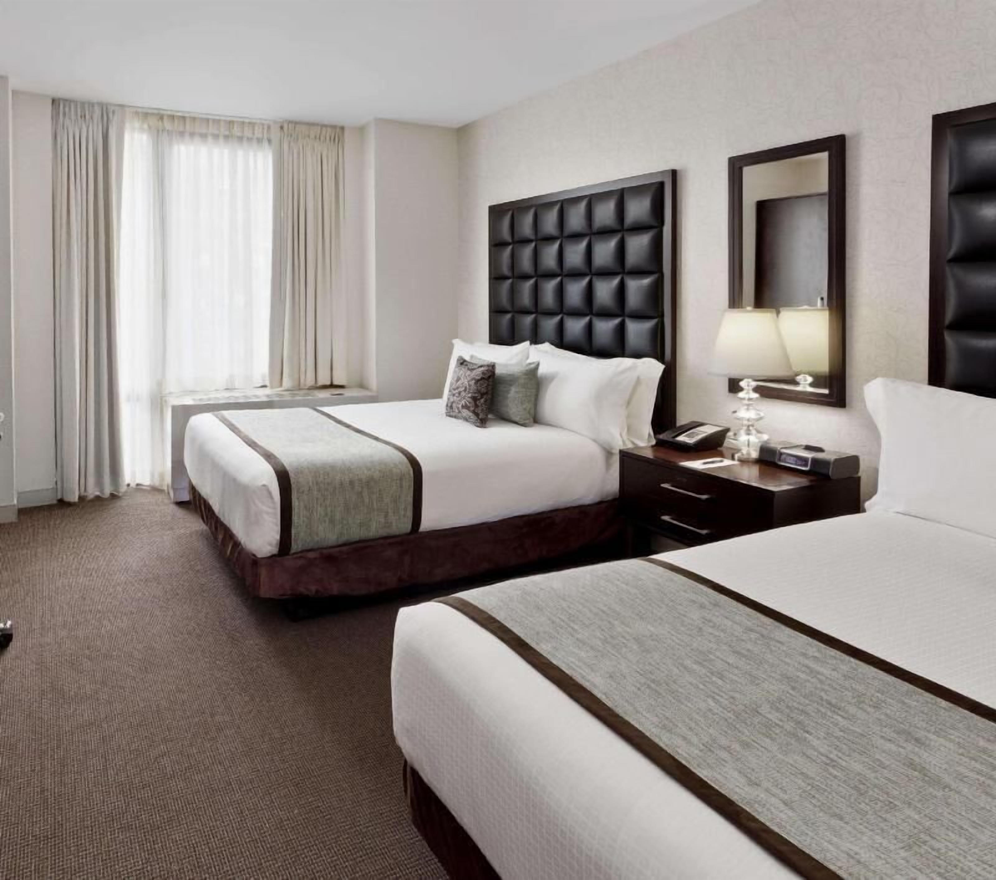 Premium bedding, in-room safe, soundproofing, iron/ironing board