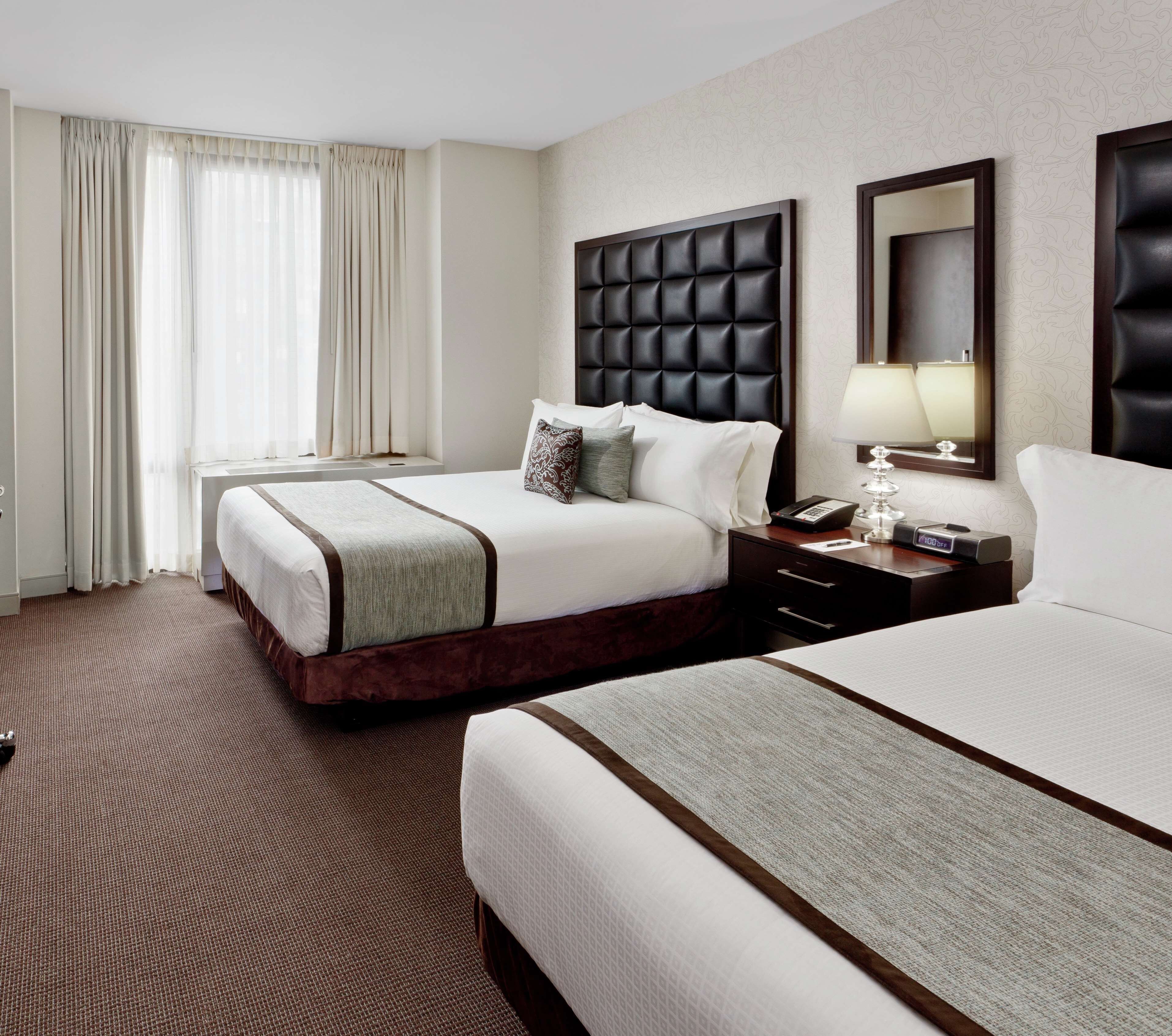 Premium bedding, in-room safe, soundproofing, iron/ironing board