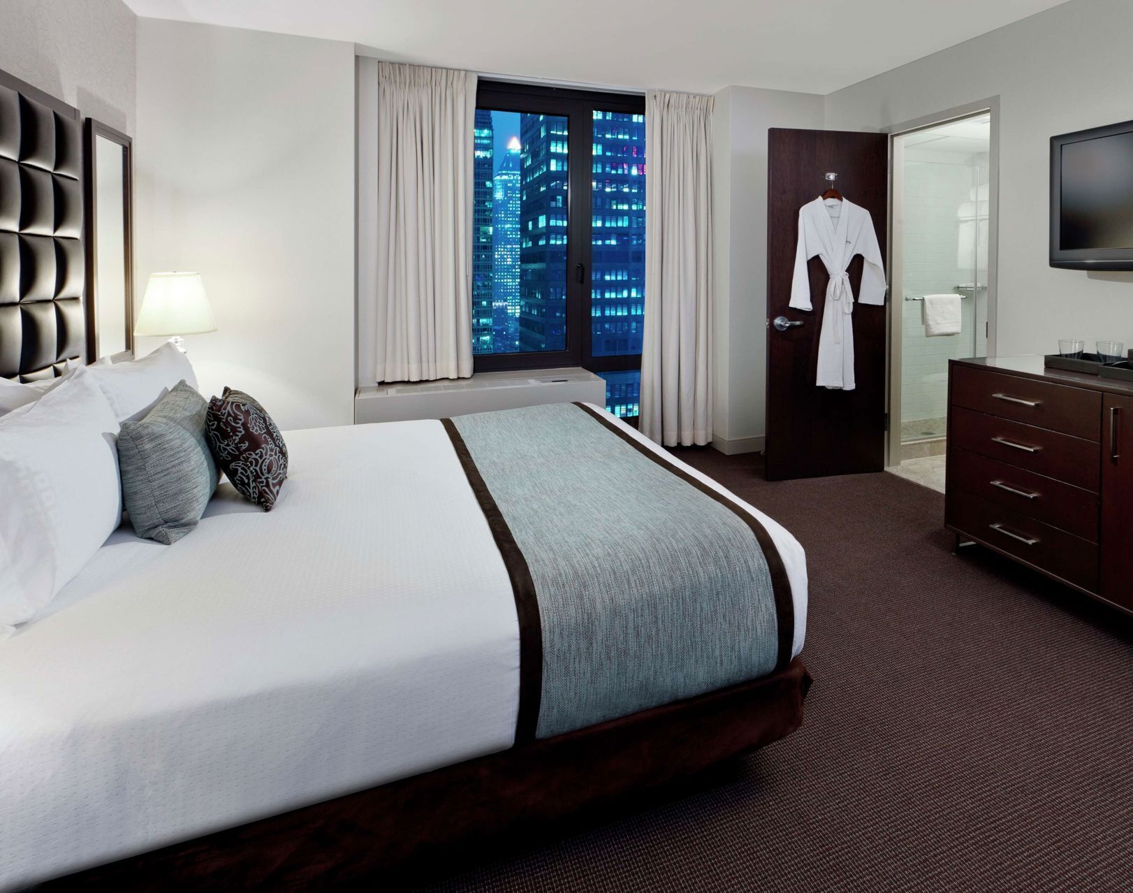 Premium bedding, in-room safe, soundproofing, iron/ironing board
