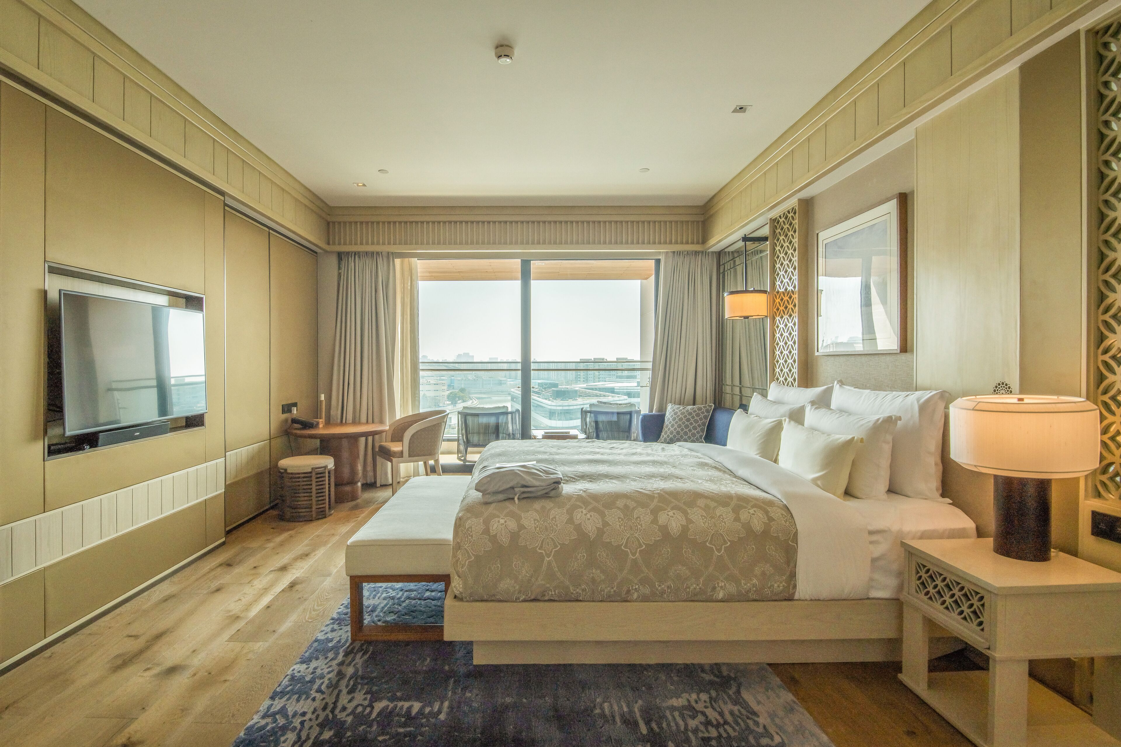presidential suite | premium bedding, down duvets, minibar, in-room safe