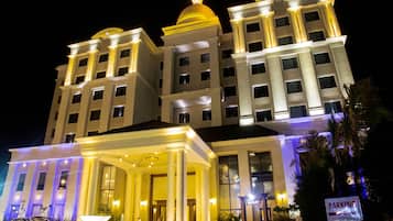 Front of property – evening/night