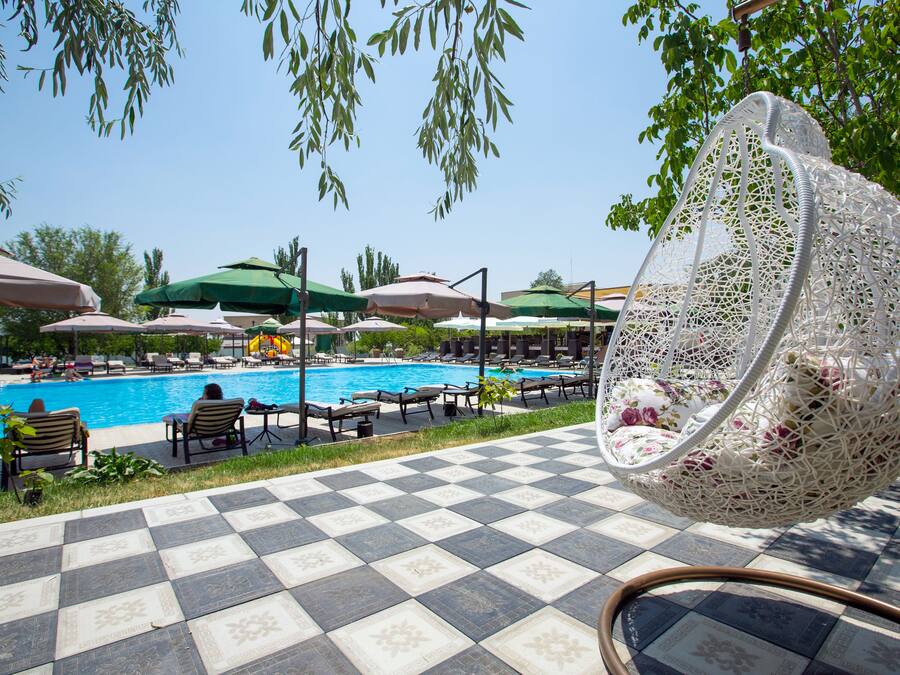 Indoor pool, outdoor pool