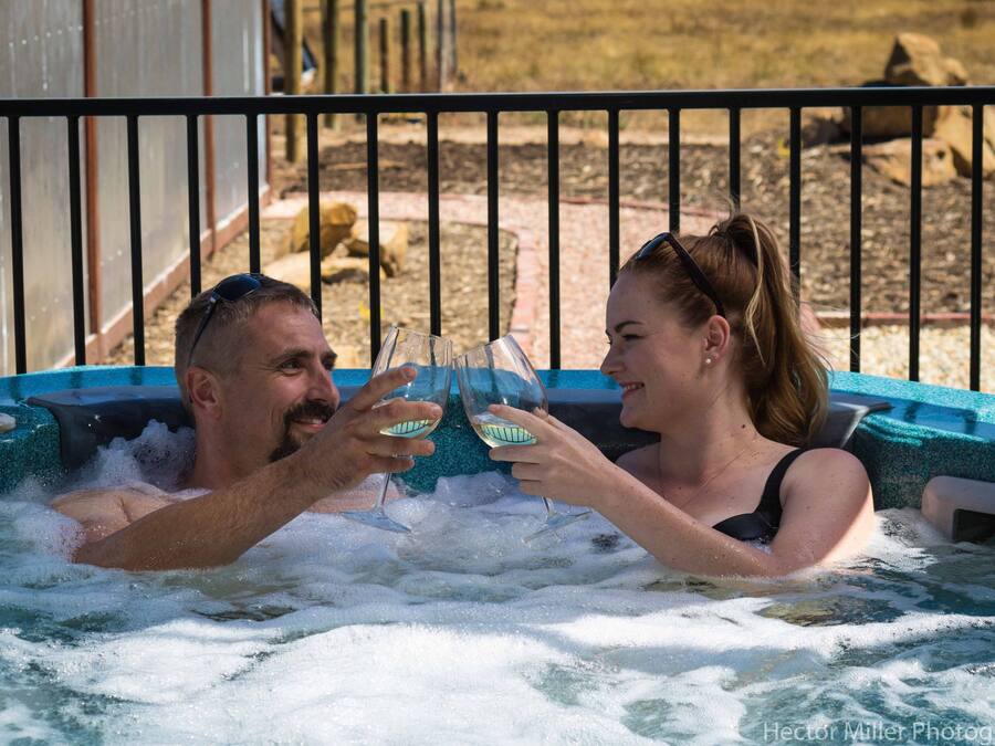 Baignoire à remous extérieure