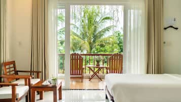 Ropa de cama de alta calidad y minibar