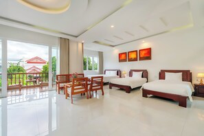 Family Suite, 1 Bedroom, City View | Premium bedding, minibar, in-room safe, desk - Hoi An Palmy Villa (Da Nang)