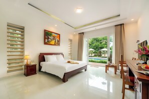 Deluxe-Doppelzimmer, 1 Schlafzimmer, Poolblick