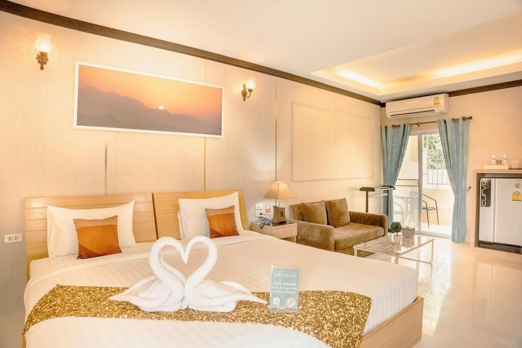 Minibar, skrivebord, blendingsgardiner og ekstrasenger (mot et tillegg)