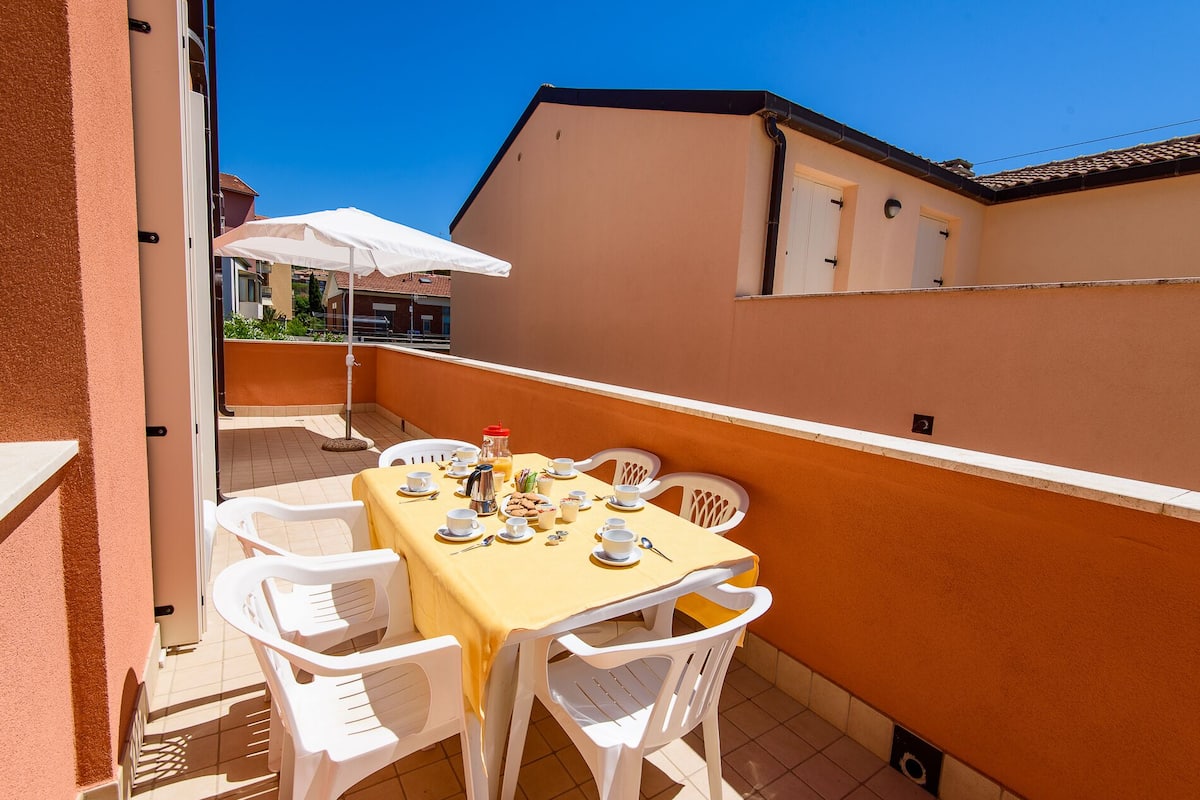 Apartment, 2 Schlafzimmer, Balkon | Terrasse/Patio