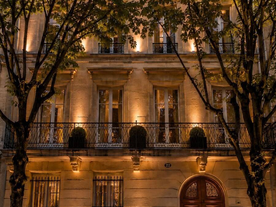 Façade de l’hébergement
