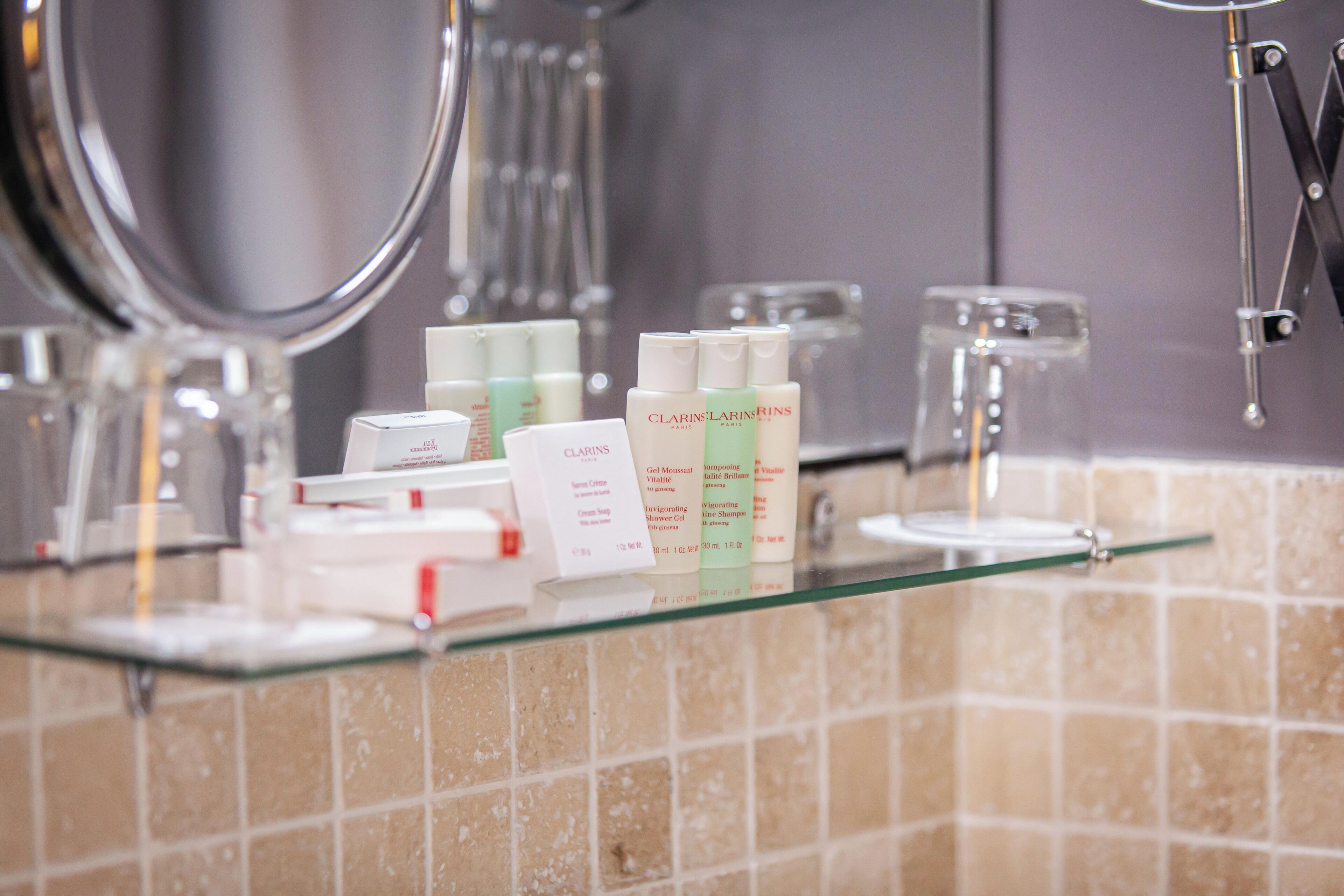 shower, free toiletries, hair dryer, slippers