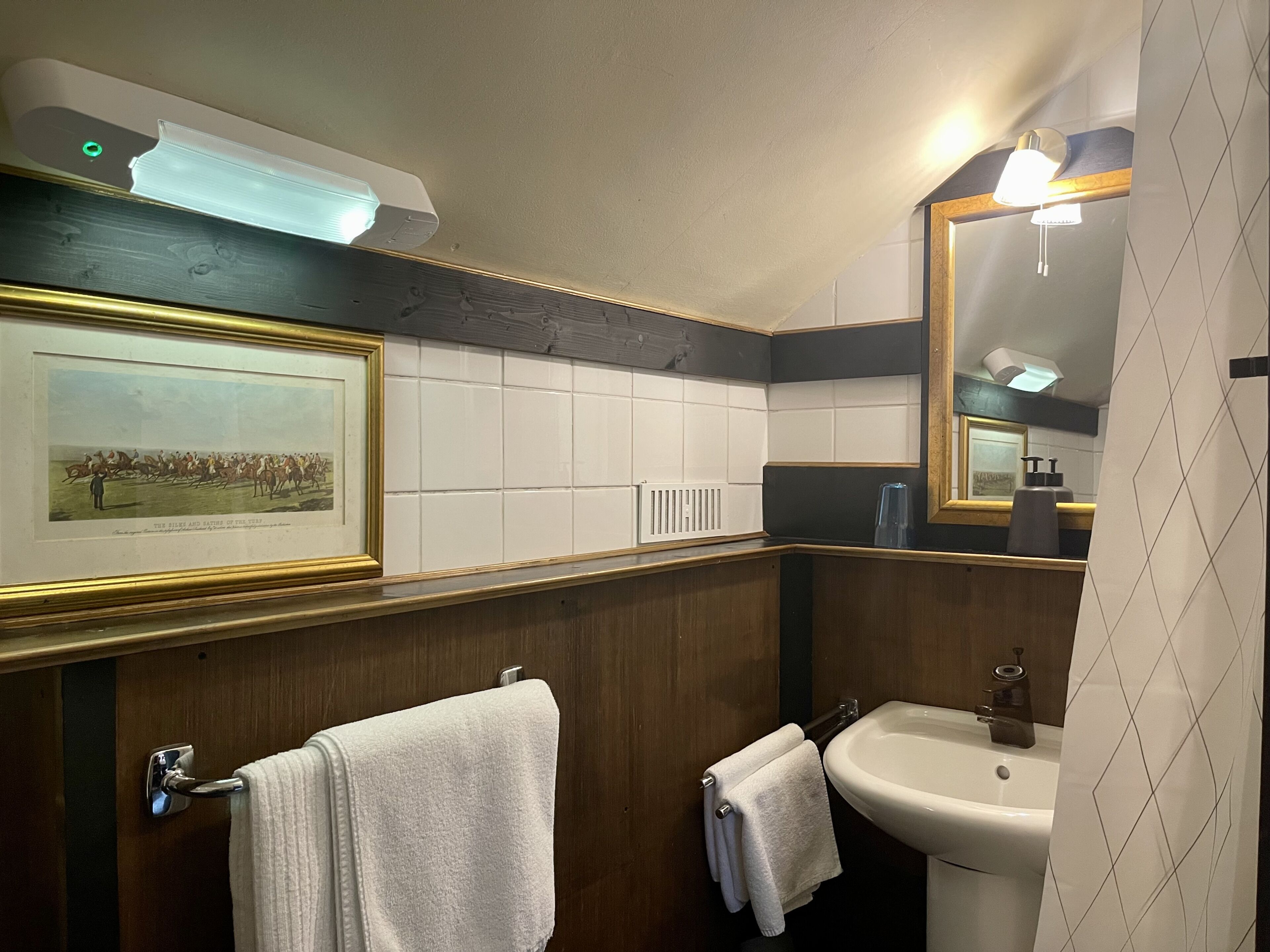 Phòng 2 giường đơn truyền thống | Phòng tắm | Buồng tắm vòi sen, đồ dùng nhà tắm miễn phí, máy sấy tóc, xà phòng 