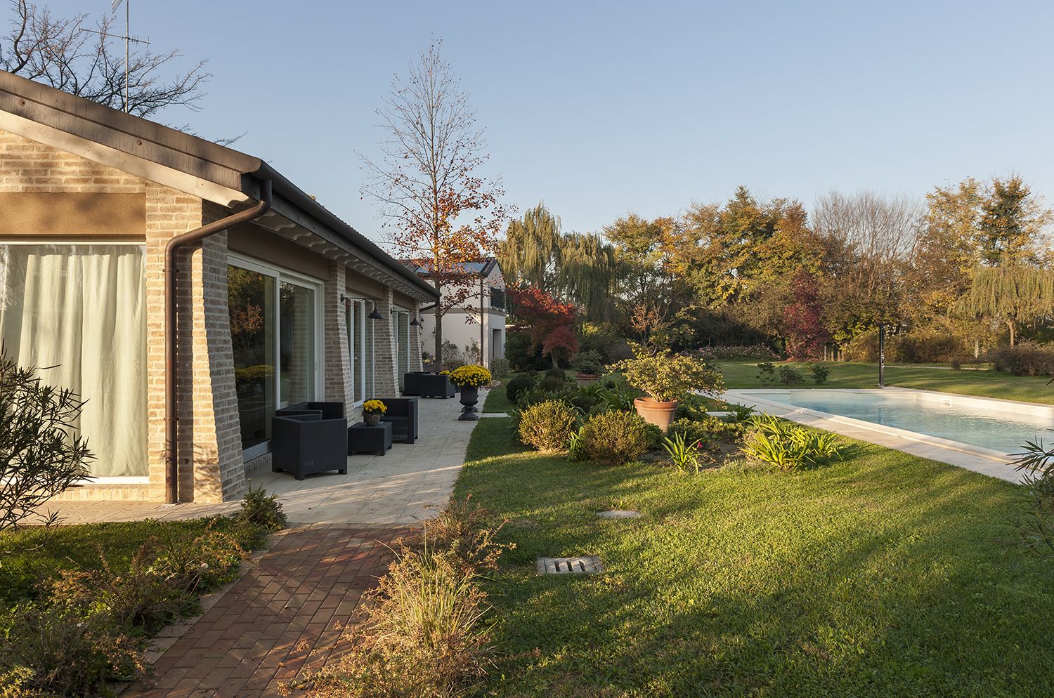 Fassade der Unterkunft