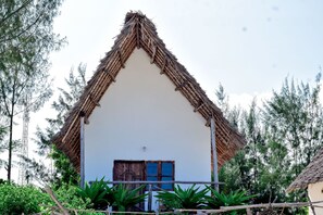 Basic Bungalow, 1 Double Bed, Beach View | In-room safe, desk, bed sheets - Blue Earth Beach Bungalows (Jambiani)
