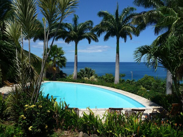 1- Studio Standard | Balcony view - Hotel Au Ti Sucrier (Deshaies)