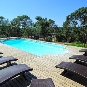 2 outdoor pools, open 8:00 AM to 8:00 PM, pool umbrellas, sun loungers
