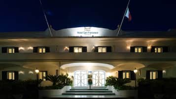 Front of property - evening/night