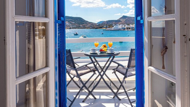 Double Room, Sea View | View from room - Heliotropio Studios & Apartments (Milos)