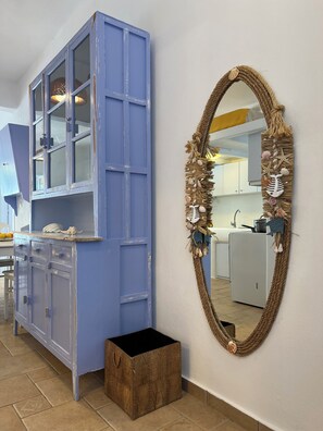 Apartment, 1 Bedroom, Sea View | Living area - Heliotropio Studios & Apartments (Milos)