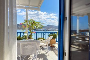 Deluxe Apartment, 3 Bedrooms, Sea View | Balcony view - Heliotropio Studios & Apartments (Milos)