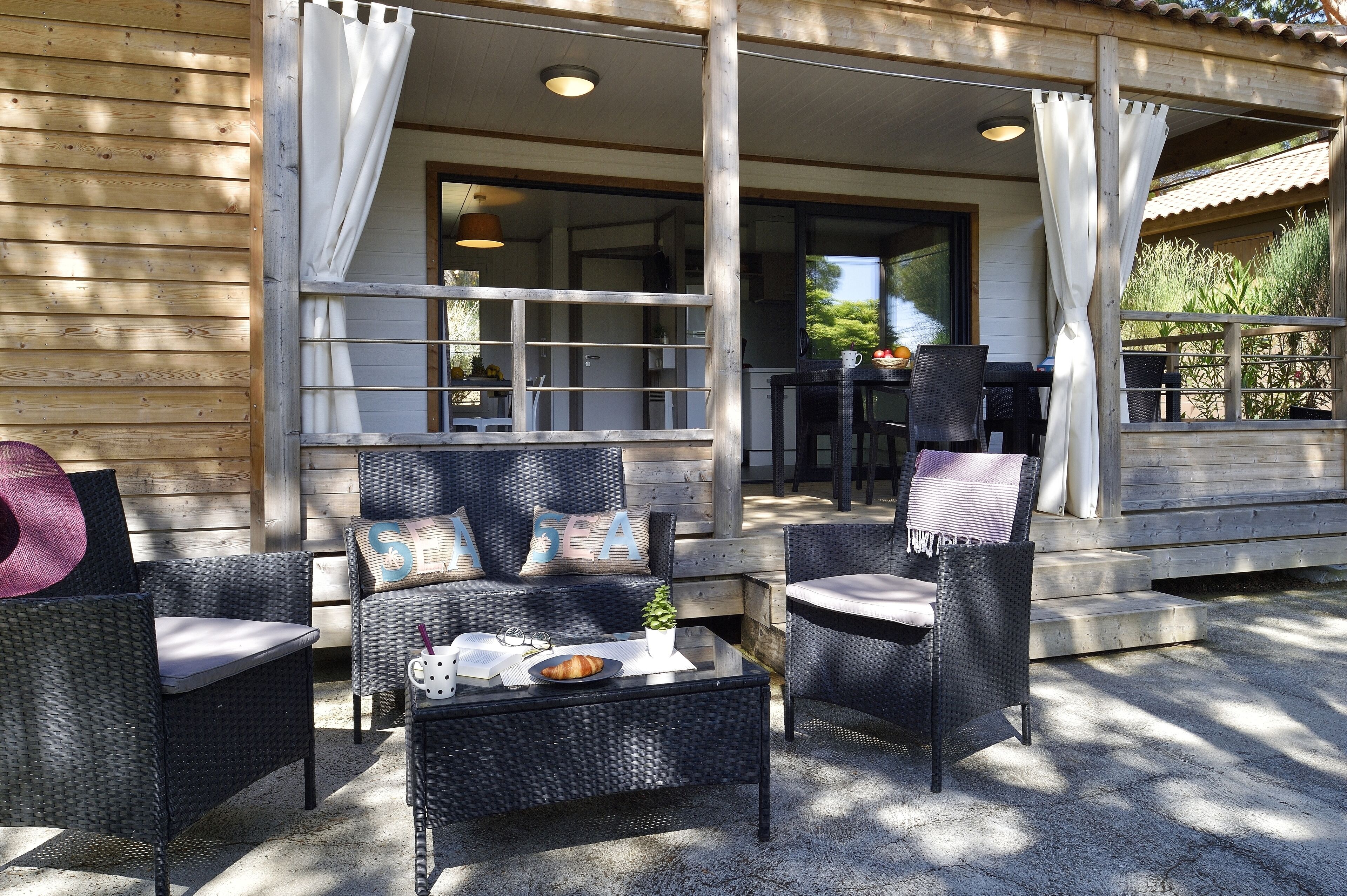 ชาเลท์สำหรับครอบครัว, 3 ห้องนอน | ลานระเบียง/นอกชาน