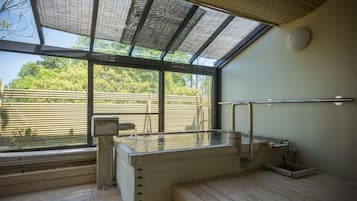 Japanese Style Accessible Room, Open Air Bath | Deep-soaking bathtub