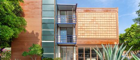 Voorkant van accommodatie