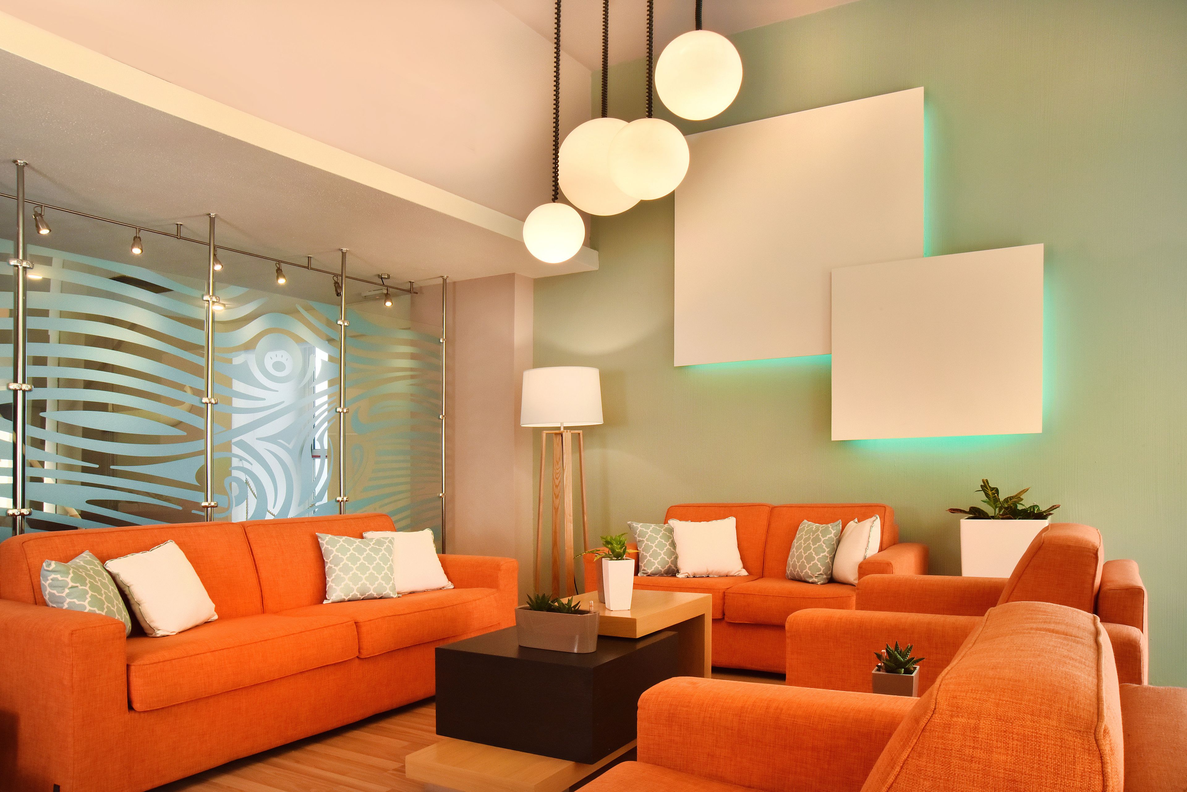 Lobby sitting area