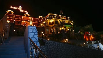 Front of property – evening/night