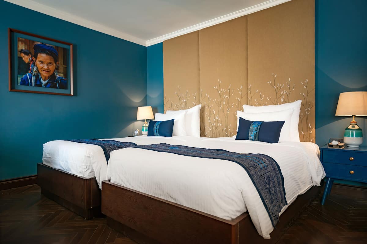 Chambre Deluxe (Window) | Literie de qualité supérieure, couette en duvet d'oie, surmatelas