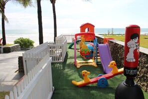 Children’s play area – outdoor - Ocean Front Campgrounds (Ngwe Saung)