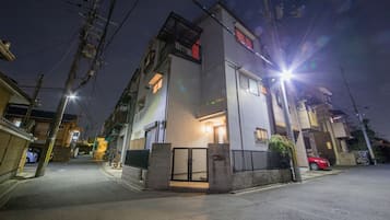 Front of property – evening/night