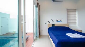 Standaard kamer | 4 slaapkamers, geluiddichte muren, extra bedden (toeslag), gratis wifi