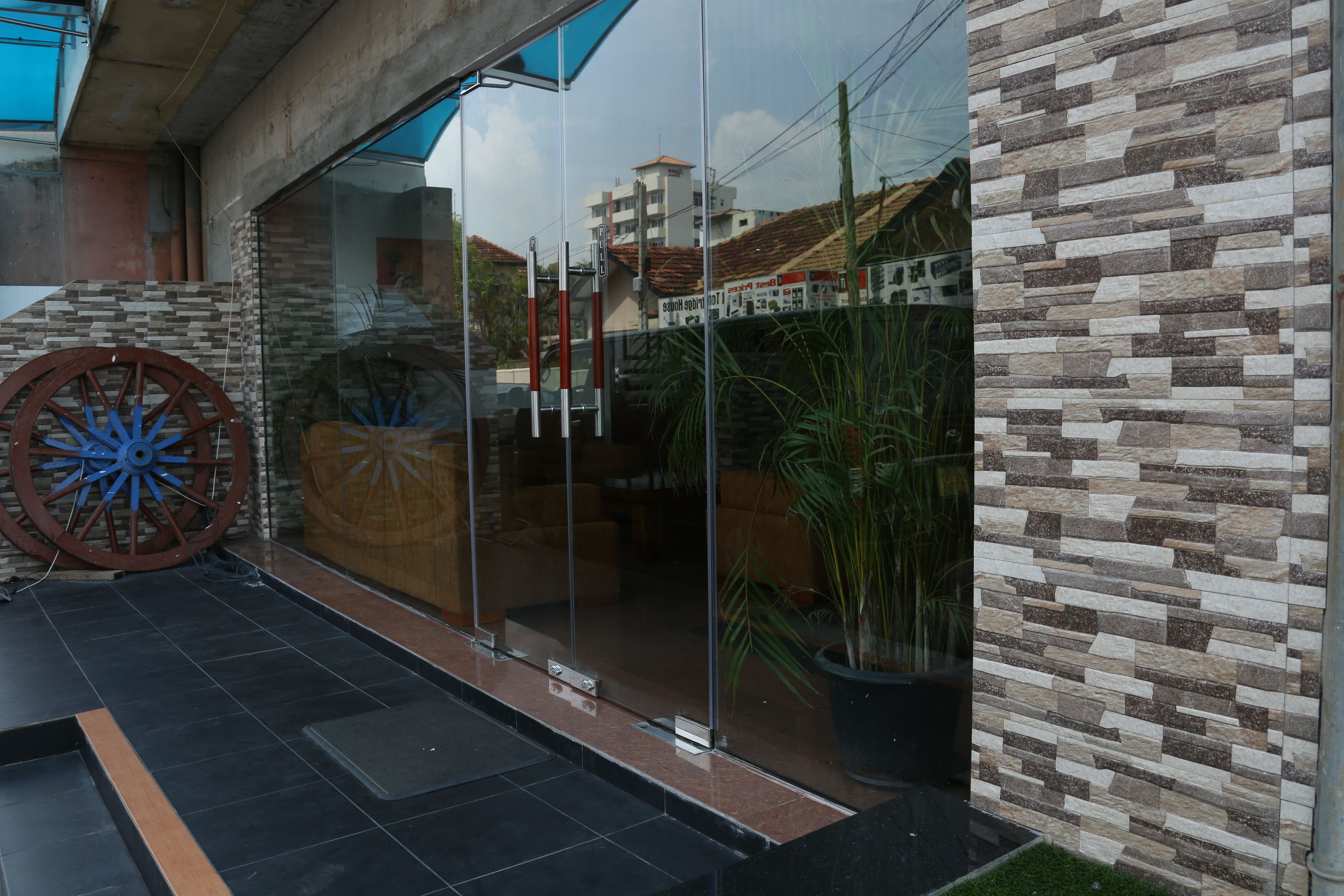 Front of property - evening/night