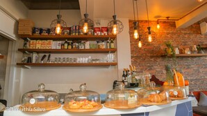 A breakfast bar with bread, pastries, and condiments. - Hotel Eurolanka Colombo (Colombo)
