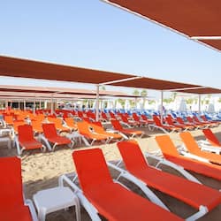 Private beach